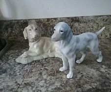Another Two Dog Figurines