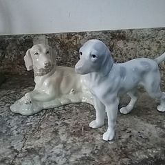 Another Two Dog Figurines