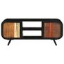 TV Cabinet 110x30x45 cm Solid Reclaimed Wood Image 2