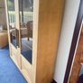Solid Oak Tall Cabinet Image 3