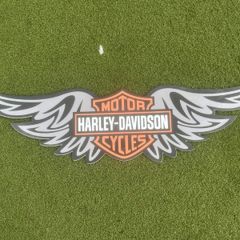 Large Harley-Davidson Aluminium Wing Sign
