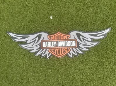 Large Harley-Davidson Aluminium Wing Sign