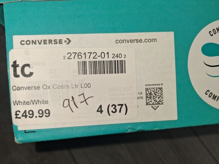 New Converse sz 4