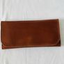 Genuine Leather Tobacco Pouch Unisex Rolling Paper Filter Wallet Brown Image 7