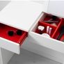 Dressing table with integrated mirror and drawer compartments Image 3