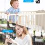 Window Camera - Indoor Security Camera for Looking Outside, 2.4GHz & 5GHz WiFi Safeview Window Security Camera with AI Color Night Vision, Person & Motion Detection,24/7 Recording Image 3