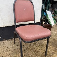 6 metal chairs
