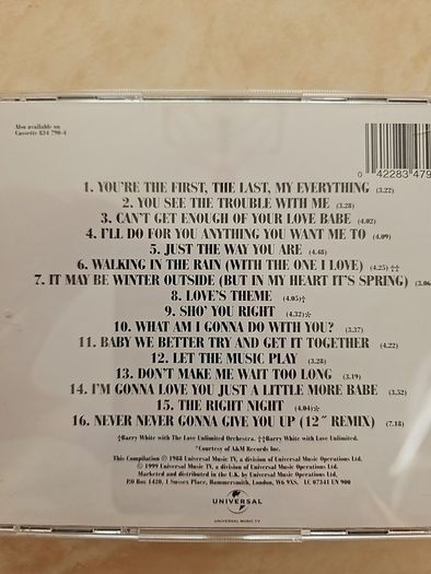 Barry White CD - The Collection