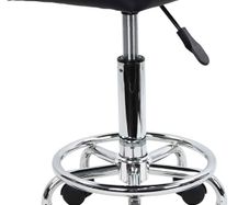 NEW SALE | Square Rolling Stool PU Leather Height Adjustable Swivel Massage SPA Salon Stools Task Chair with Wheels