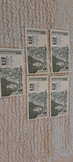 Uncirculated Irish Old Punts X 5