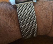 Staib 20mm stainless steel mesh watch bracelet