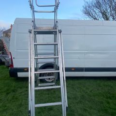YOUNGMAN 7-9 rung podium extendable ladder