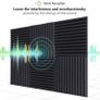 NEW SALE | Acoustic Foam Panels 24 Pack with Double-Sided Tape, Sound Proofing Panels Soundproofing Foam Sound Absorbing Panels Fireproof for Recording Studios Image 4