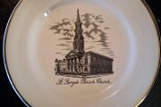 Arklow Pottery St George's Parish Church commemorative plate