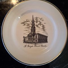 Arklow Pottery St George's Parish Church commemorative plate