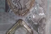 Three VTG Glass Ashtrays