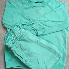 Next green jumper and shorts