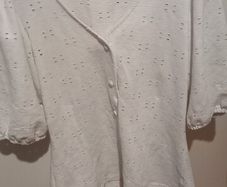 ladies eyelet top