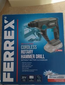 Ferrex cordless rotary hammer drill without battery and charger