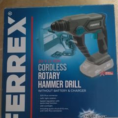 Ferrex cordless rotary hammer drill without battery and charger