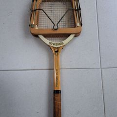 Vintage Symonds Tennis Racket with Wooden Press