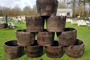 Whiskey Barrels Half