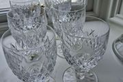 Waterford Crystal Boyne Pattern Water Glasses x 6