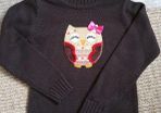 Beautiful brand new owl jumper size 104