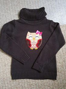 Beautiful brand new owl jumper size 104