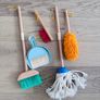 Wooden Pretend Play Toys Doctor's Set, Toolbox & Cleaning Set Image 4