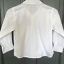 Mothercare longsleeved white shirt aged 2 - 3 years Image 3