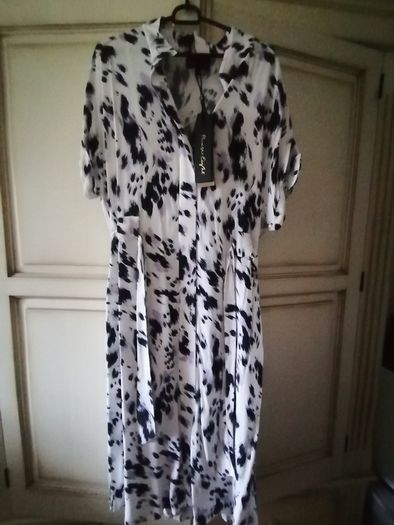 Phase Eight Tilda dress white lilac 14