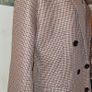 Zara Check Linen Blend Blazer XL Image 10
