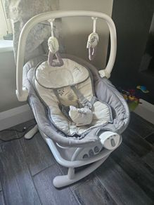 joie sansa 2in1 baby rocker/swing