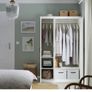 Wardrobe, white, 120x60x191cm Image 5