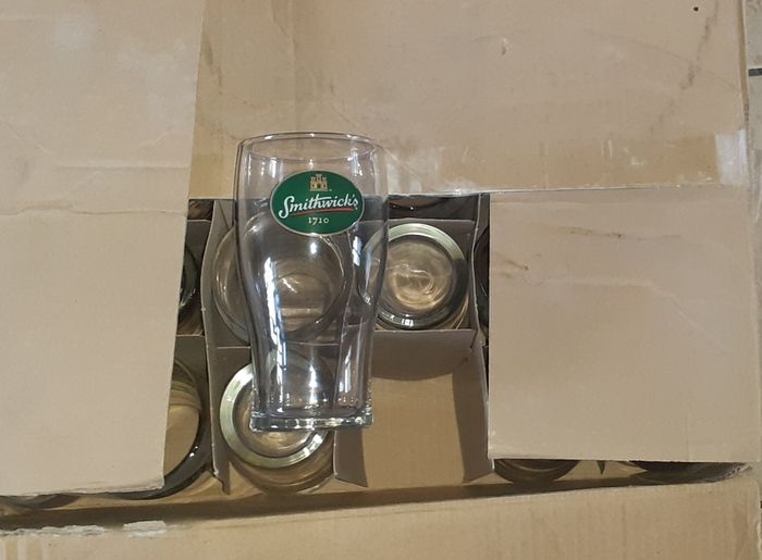 Smithwicks pint glasses
