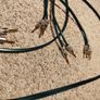 Speakers cable Neotech 2x2 meter with banana plugs viborg gold.. Image 5
