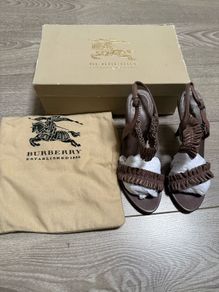 Burberry trench prorsum sandals size 37 bnwt