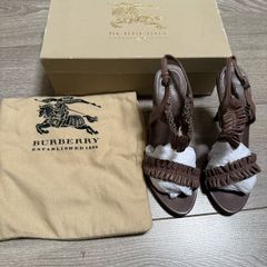 Burberry trench prorsum sandals size 37 bnwt