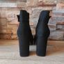 Black Suede Ankle Boots with Gold buckle, size 5 Image 2