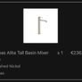 Sonas Alita Tall Basin Mixer Tap Image 5