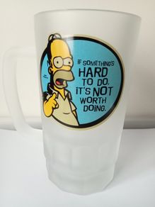 The Simpsons Homer Simpson Frosted Beer Mug