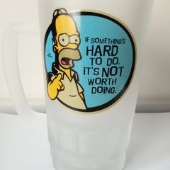 The Simpsons Homer Simpson Frosted Beer Mug