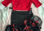 Latin dance practice suit