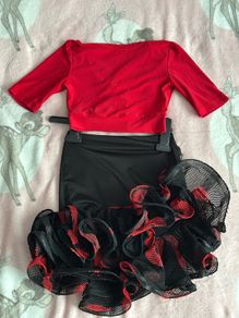 Latin dance practice suit