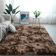 Fluffy Brown Rug  270 by 370