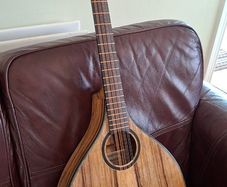 Custom handmade all black limba bouzouki