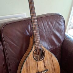 Custom handmade all black limba bouzouki