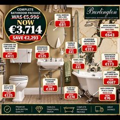 Edawardian bathroom package massive savings