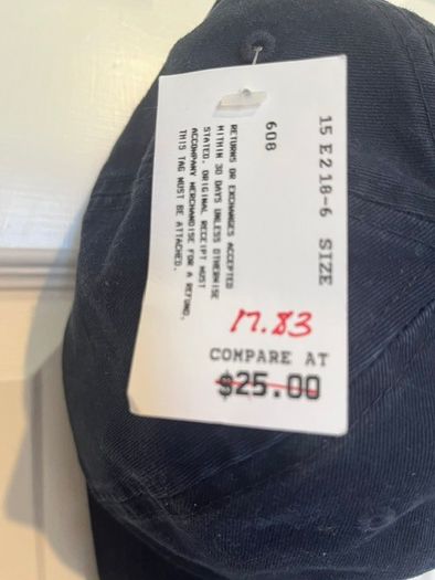 Fahrenheit Baseball Cap Peaked Hat Navy.  Brand New With Tags
